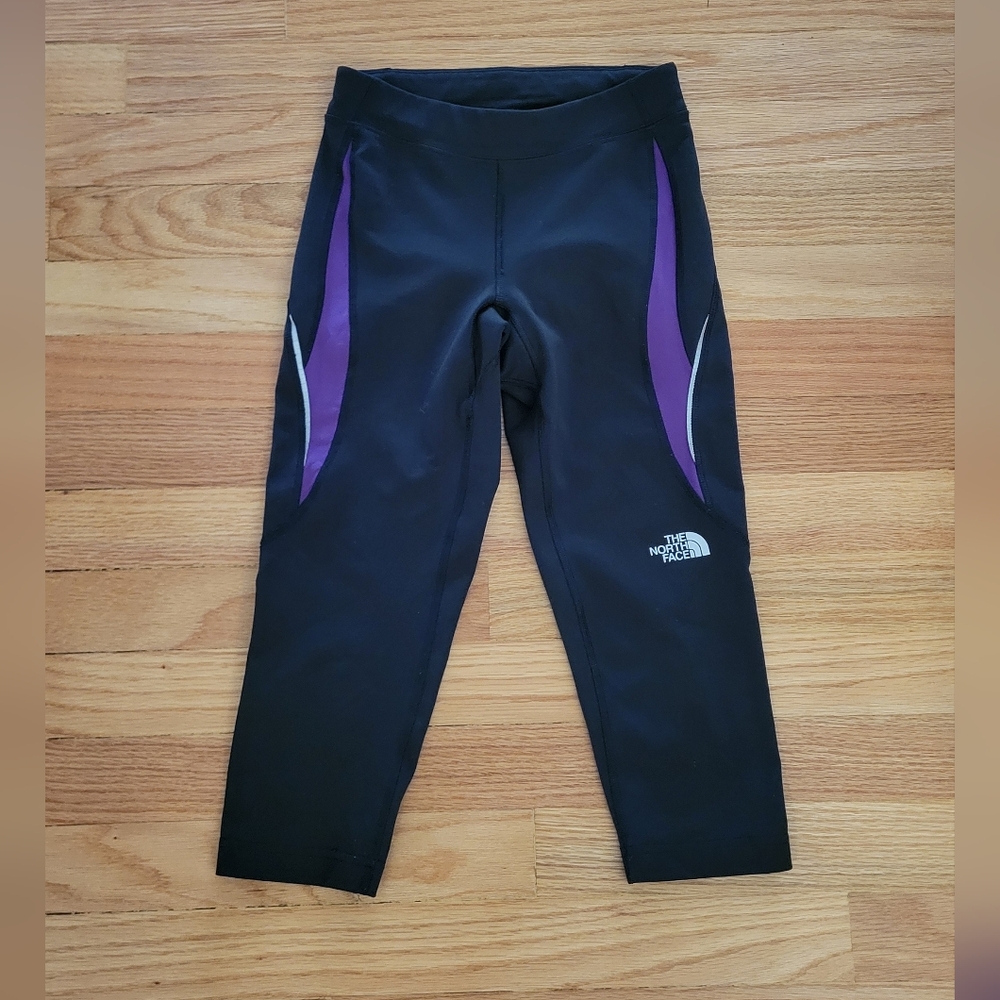 The North Face Black and Purple Leggings